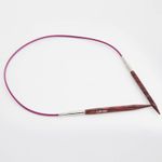 Спицы круговые Knit Pro Cubics 4,5 мм / 60 см, дерево, коричневый, 25324