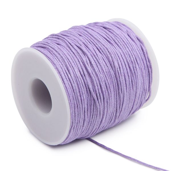 Шнур вощеный ⌀1.0 мм / 100м цветной на катушке 0371-9002 (167 аметист)