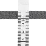 Тесьма (лента) киперная (100 х/б) 10 мм / 45.72 метра, 63 темно-серый, 6190-2017