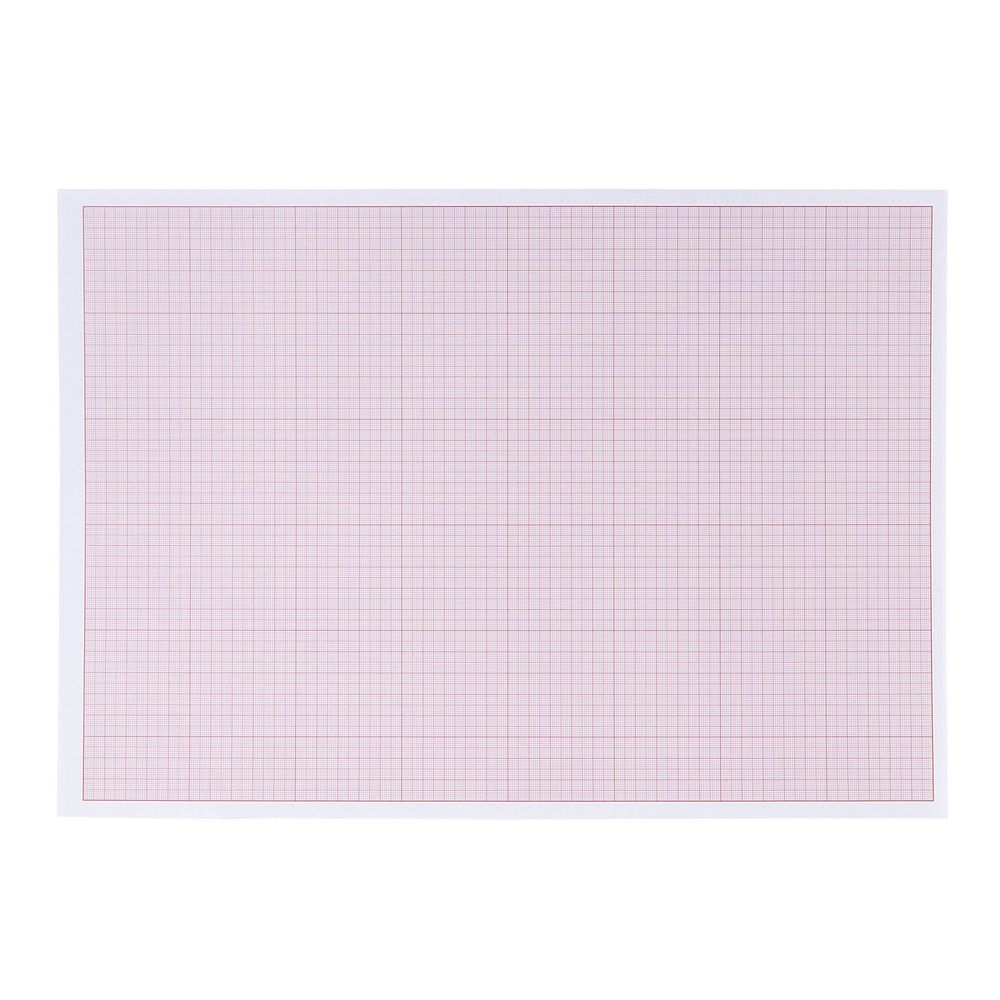 Бумага масштабно-координатная 80 г/м², А3 Маджента, 20 листов