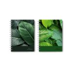 Записная книжка с твердым переплетом, глянцевая ламинация, на гребне A6 80 л. 4 шт клетка, Сила жизни 01586, ЗК221 Светоч