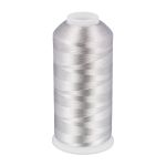 Нитки вышивальные Gamma V120/2, 5000 ярдов, 4570 м, 3377 св.серый