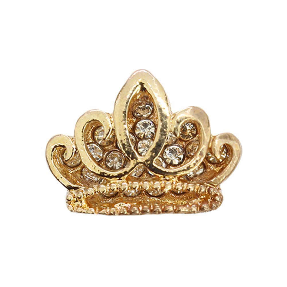 Брошь декоративная 12х16 мм, gold, 2 шт /TOS/