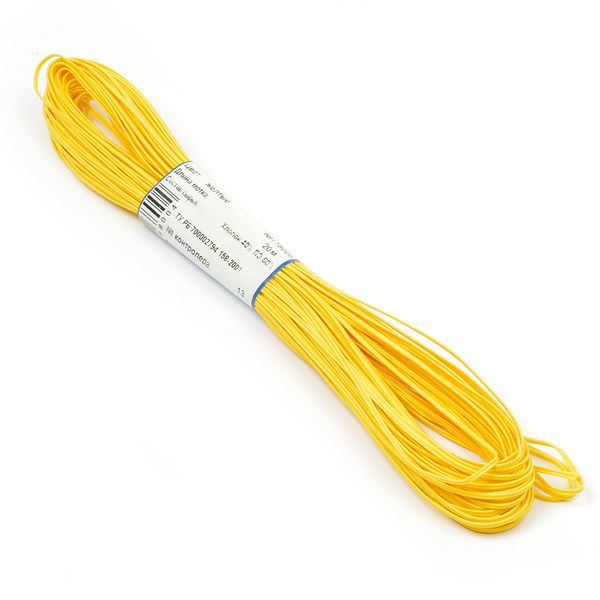 Шнур сутажный ⌀1.8 мм / 20 метров, 1с13 желтый