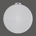 Канва пластиковая ⌀15 см, 10 шт, 100% полиэтилен, круг большой, Gamma KPL-02