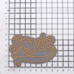 Термоаппликация светоотражающая Style, 87х63 мм, цветной, LA461, 2 шт