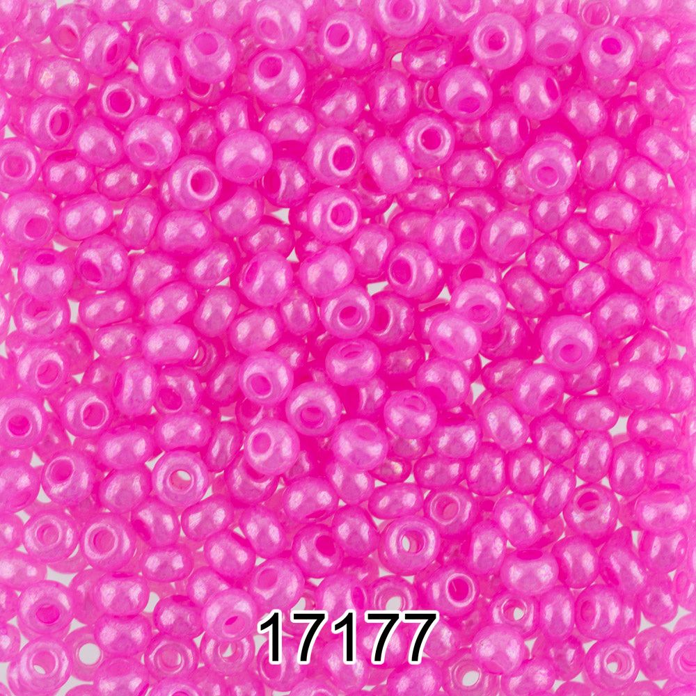 Бисер Preciosa круглый 10/0, 2.3 мм, 500 г, 17177 (Ф020) розовый