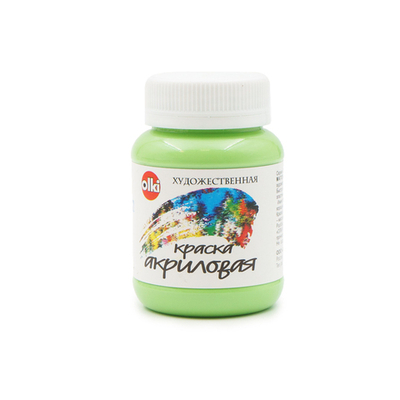 Краска акриловая 100 мл (3459 лиственная зеленая)