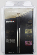 Спицы съемные Addi Click Lace Short, удлиненный кончик ⌀4.5 мм, 8.5 см, 2 шт