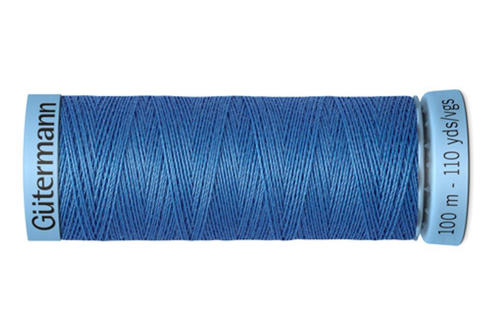Нитки шелковые Gutermann Silk S303, 100м, 311 пыльно-синий, 5 катушек