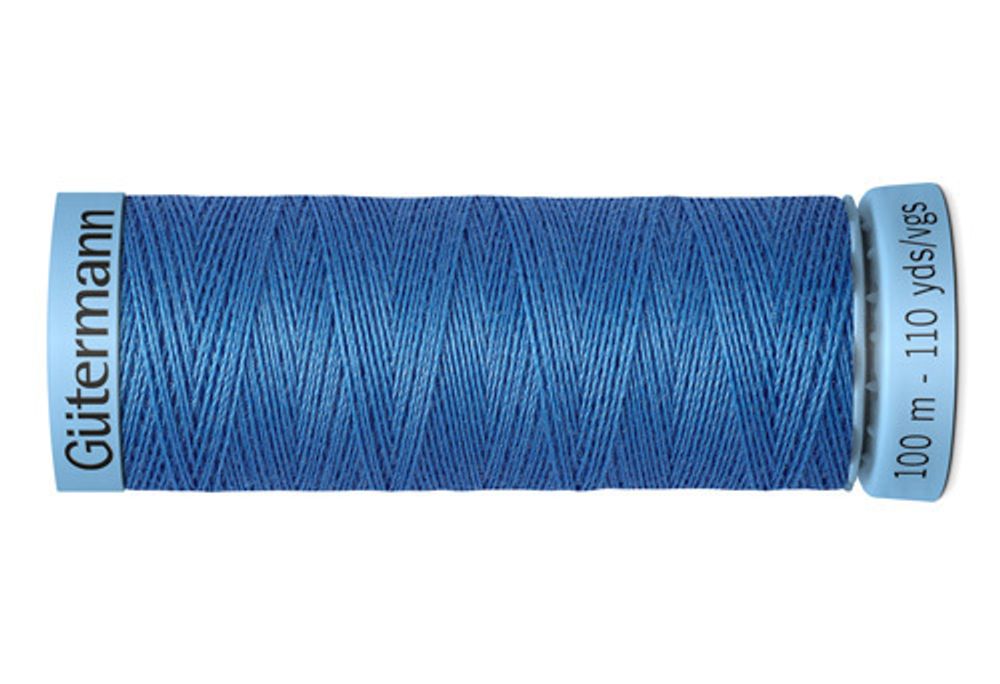 Нитки шелковые Gutermann Silk S303, 100м, 311 пыльно-синий, 5 катушек /TOS/