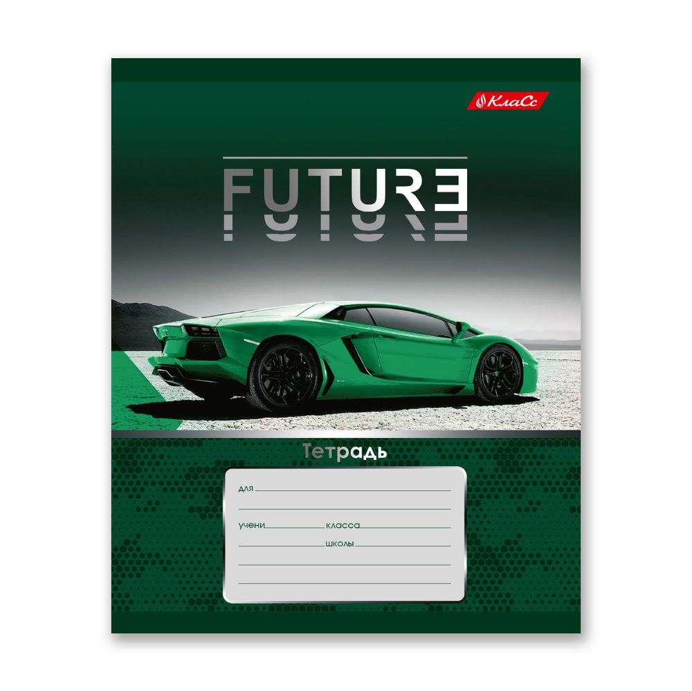 Тетрадь ученическая школьная, выборочный лак, A5+ 24 л. на скобе 65 г/м², белизна 100% 30 шт, клетка, 000373 Зелёная ракета, Светоч 24ТСКд5_4_3_1