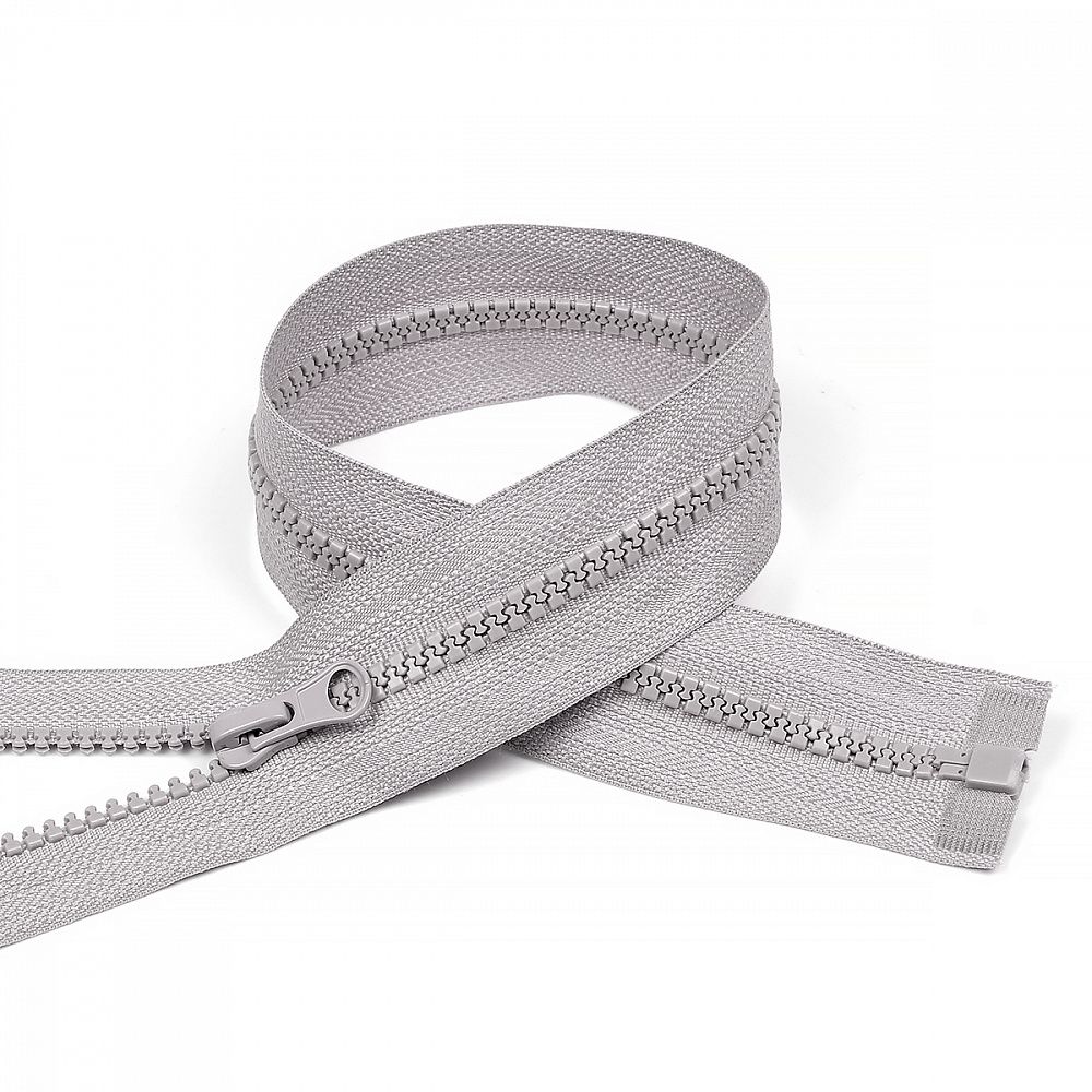 Молния трактор Т5 (5 мм) 1 зам., разъем., 40 см, усил.зв., S336 св.серый, 50 шт, Mzip Молния трактор Т5 (5 мм) 1 зам., разъем., 40 см, усил.зв., S336 св.серый, 50 шт, Mzip