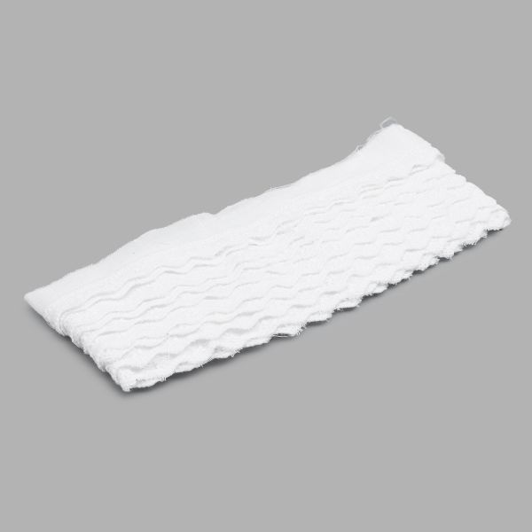 Кружево шитьё х/б 27 мм / 3.4 метра, цвет белоснежный