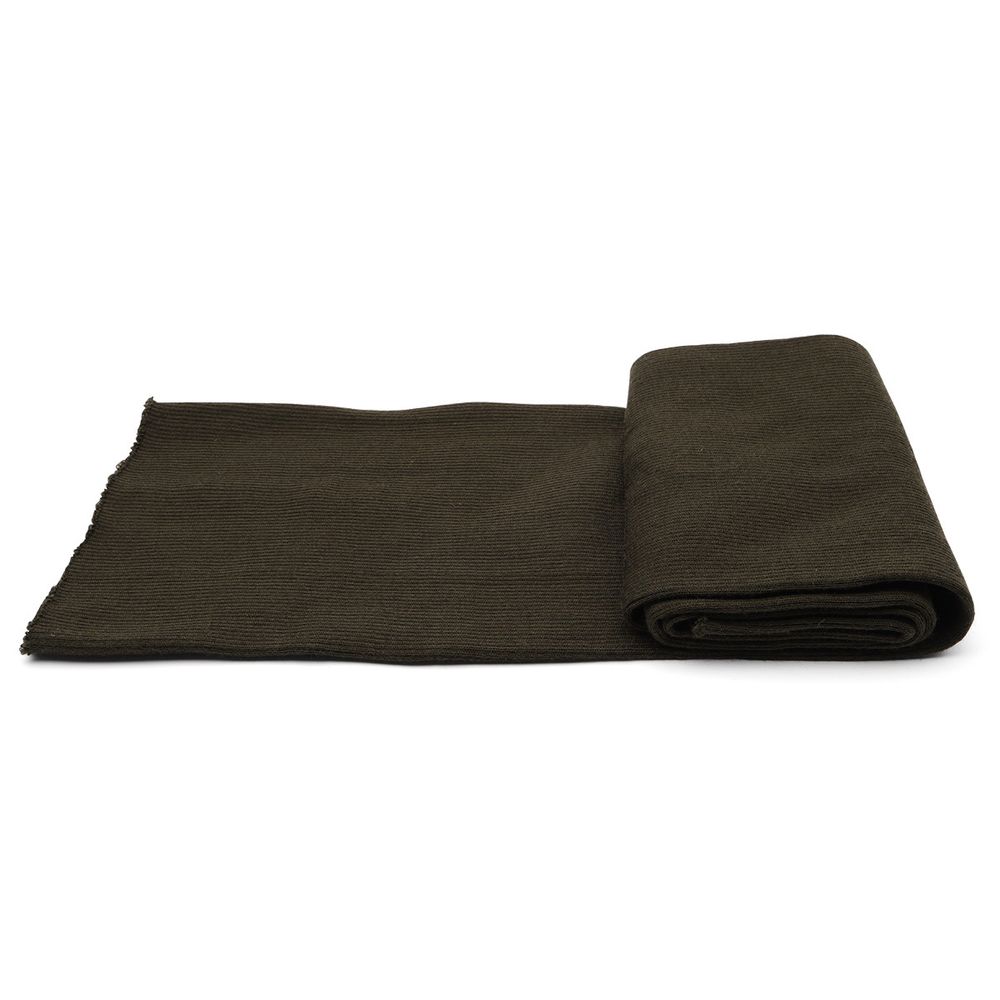 Полотно трикотажное тонкое по кругу (для шапок), 12 кл, 20 см / 2.9 метра, 2 сложения, 369/1 оливковый (хаки)