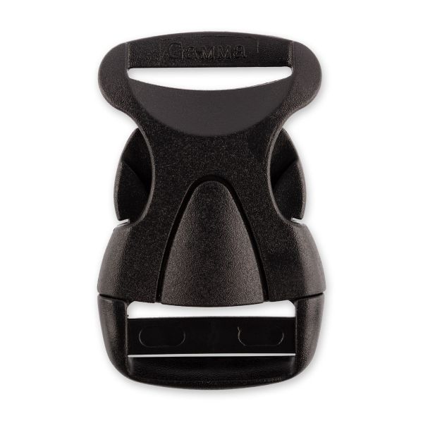 Фастекс (пряжка трезубец) пластик 25 мм, 100 шт, черный, Gamma SB17