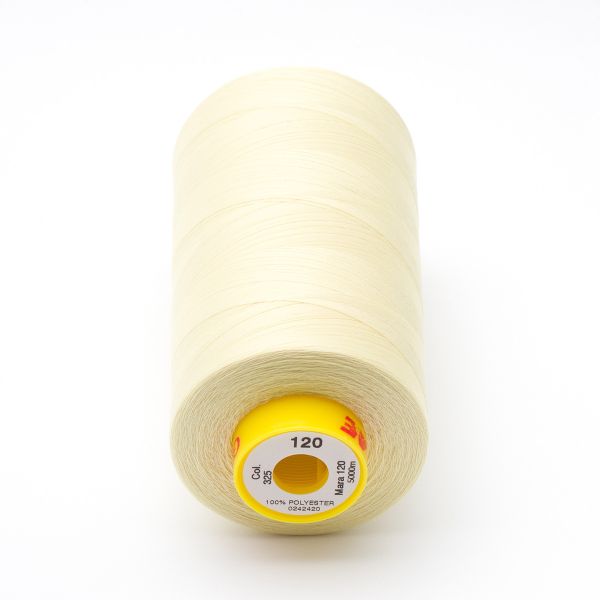 Нитка универсальная Gutermann Mara 120/2, 5000 м, 700185, 325 шампань, 1 катушка
