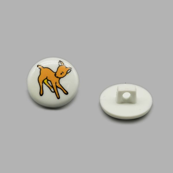 Пуговицы детские Олененок, 13 мм, 36 шт