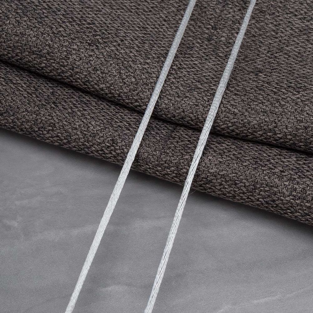 Шнур атласный корсетный ⌀2.0 мм / 50 метров, 3107 серый светлый