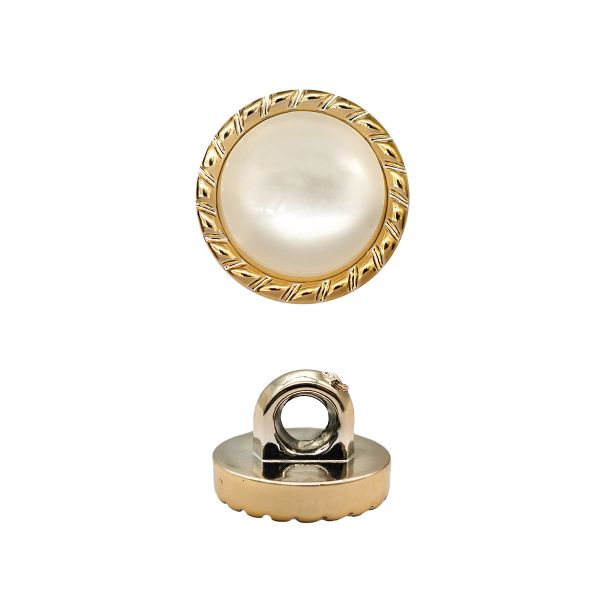 Пуговицы на ножке 16L=10 мм, (Gold (золотой)), 36 шт