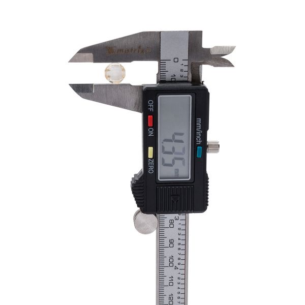 Бусины акрил ⌀10 мм, 500 г, цвет. с белой сердц., круглые часто гран., 35 бежевый, Astra&Craft LY-163