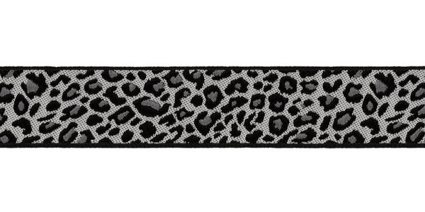 Лента (тесьма) жаккардовая 35.0 мм / 10±0.5 метров, серый, Gamma TRJ-96