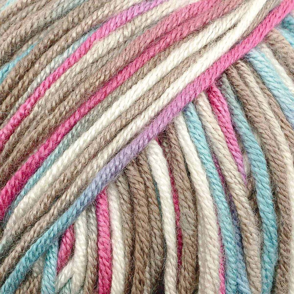 Пряжа Люблю вязать Карамель / уп.6 мот. по 50 г, 150 м, 01 секционный