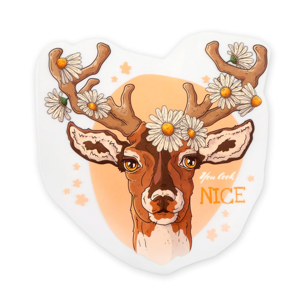 Термотрансфер M №02, 1 шт, M-212 олень 16х16 см, Gamma "M" №02