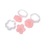 Набор вырубок для печенья пластик, 8 шт, №3 Цветы, S-Chief SHF-0353