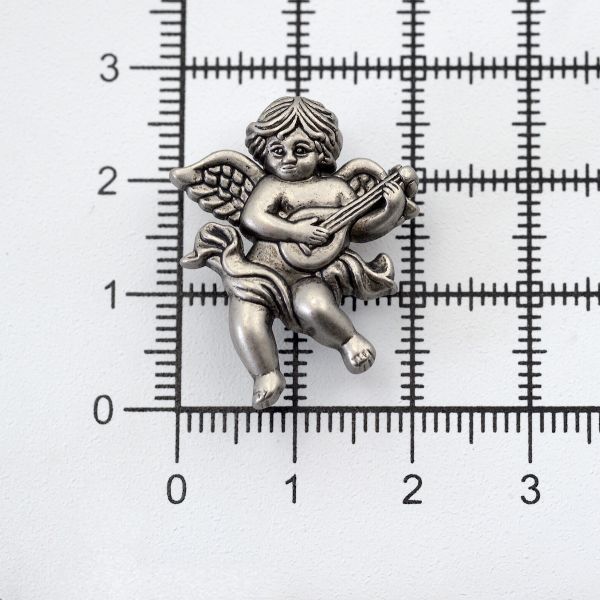 Украшения декоративные пуговицы Ангел, 26 мм (MAS), 36 шт, S090206