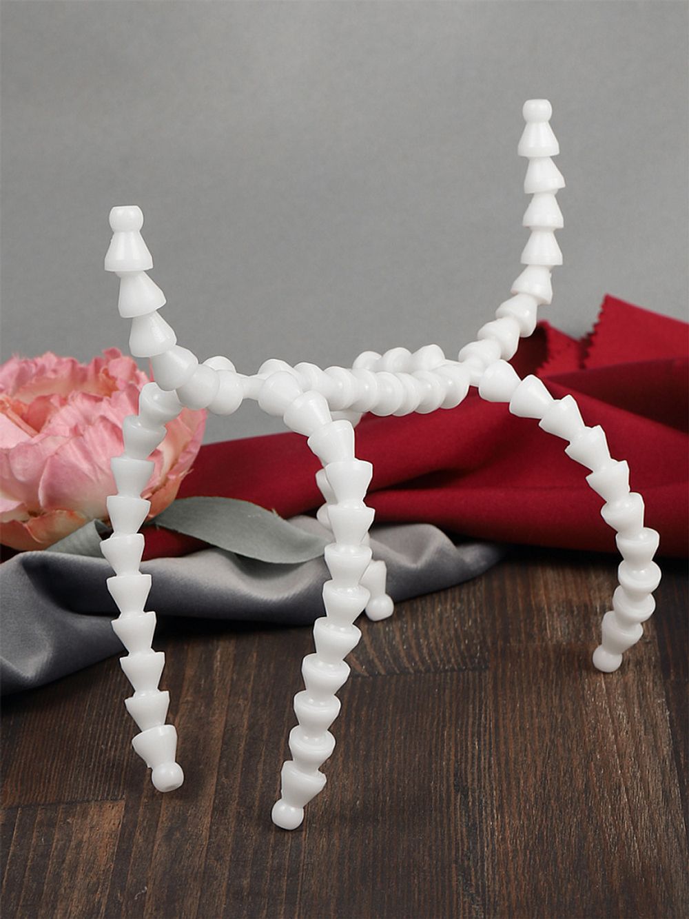 Скелет для игрушки с хвостом 32 см, передние лапы 10 звеньев 11см задние лапы 12 звеньев -13см