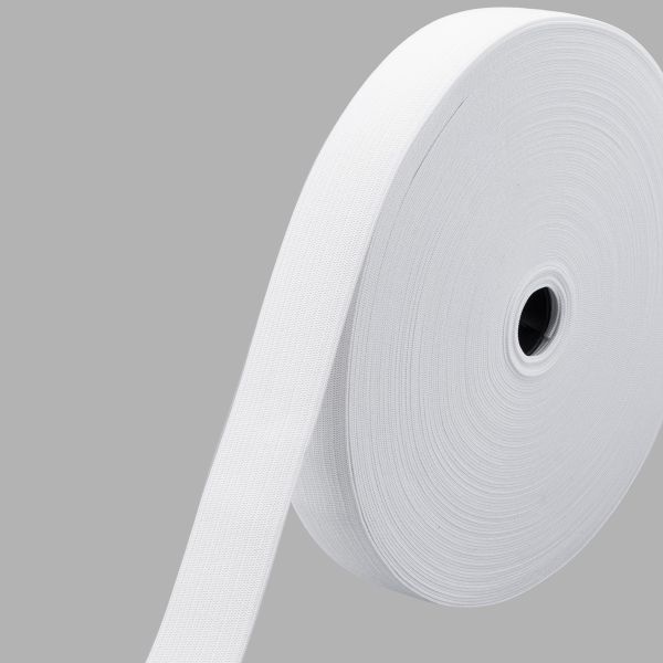 Резинка вязаная 25.0 мм / 25 метров, ТВ-25, белый