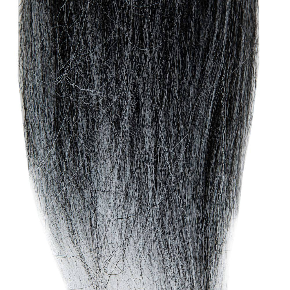 Украшение для волос Канекалон 60±3 см, 1 шт, №01 серый, белый, Cherry Mary TH07051