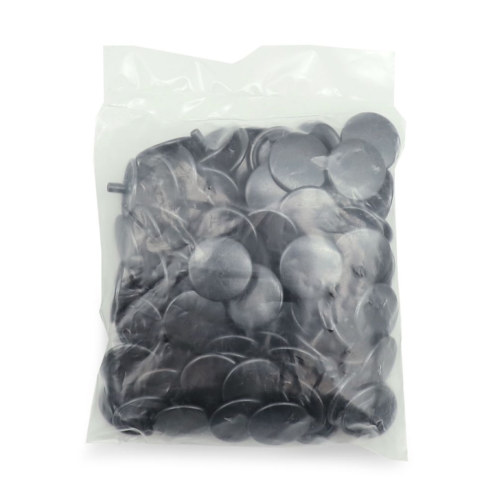 Часть кнопки Альфа (S-образная) ⌀17 мм (A-часть), 5/17 чернен, 100 шт, BIG