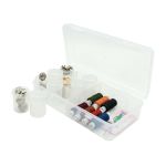 Контейнер для мелочей с 9 баночками 25,8х13х6см