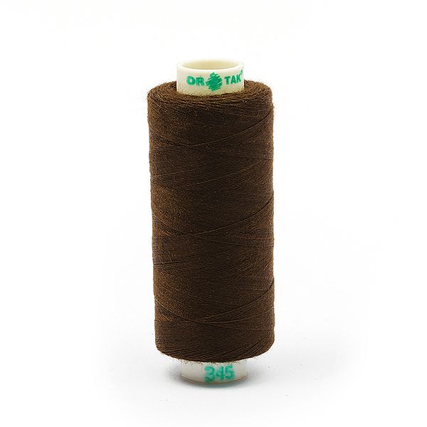 Нитки швейные бытовые Dor Tak 40/2, 366 м / 10 кат., 345 коричневый