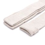 Манжеты трикотажные рукава 6.5 см / 3 метра, тонкие, 2х2, 848 жемчужный