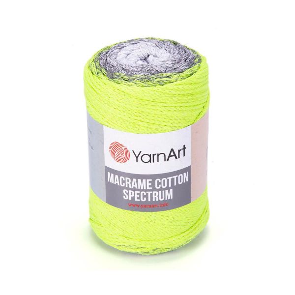 Пряжа YarnArt (ЯрнАрт) Macrame Cotton Spectrum / уп.4 мот. по 250 г, 225м, 1326