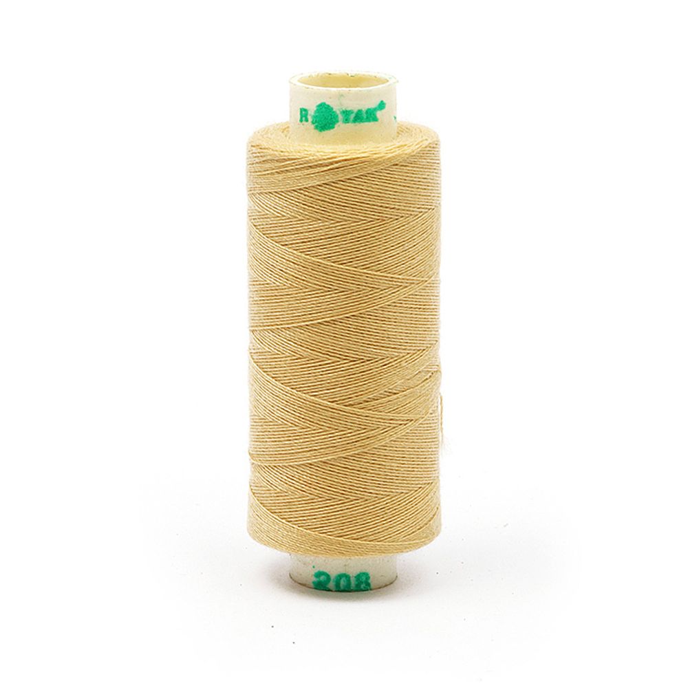 Нитки швейные бытовые Dor Tak 40/2, 366 м / 10 кат., 208 бежевый