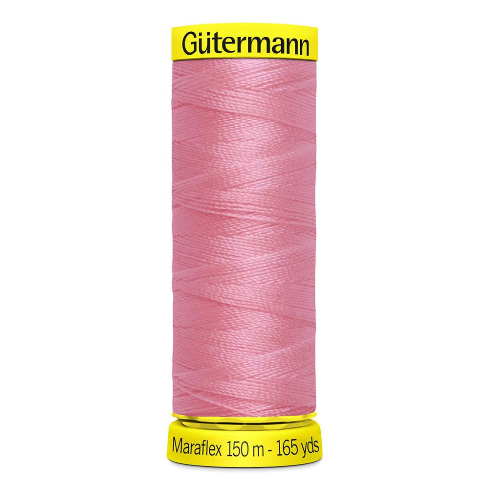 Нитки для трикотажа Gutermann Maraflex, 150м, 663 т.розовый, 5 катушек