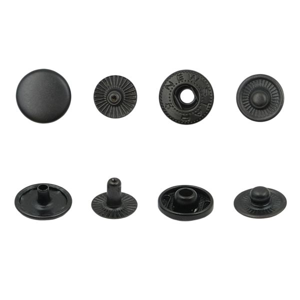 Кнопка Альфа (S-образная) ⌀12.5 мм, ≈1440 шт, №54, СТАЛЬ, оксид, NEW STAR