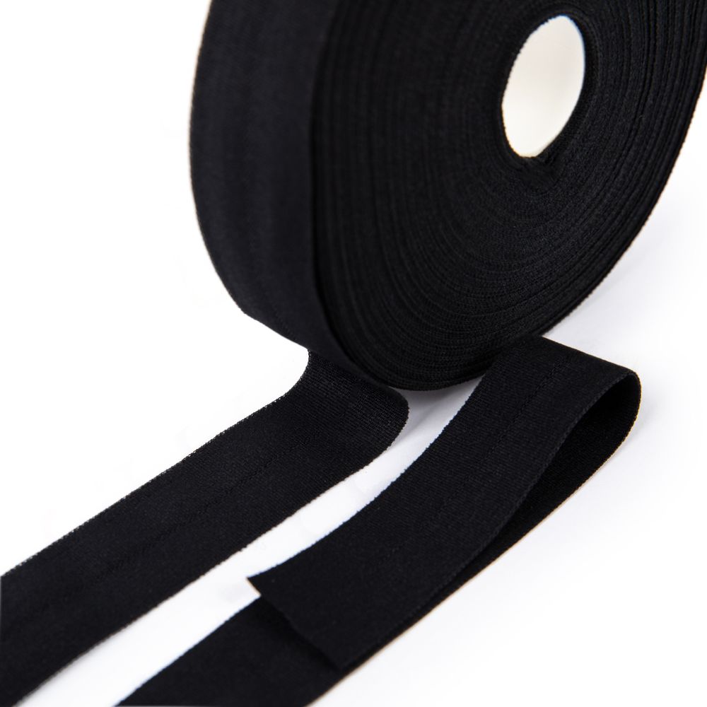 Резинка бельевая (окантовочная) 20.0 мм / 20 метров, р.9539, черный, Gamma 16с3905