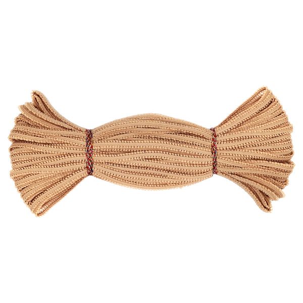 Шнур отделочный сороконожка ⌀5.0 мм / 30 метров, бежевый, С873