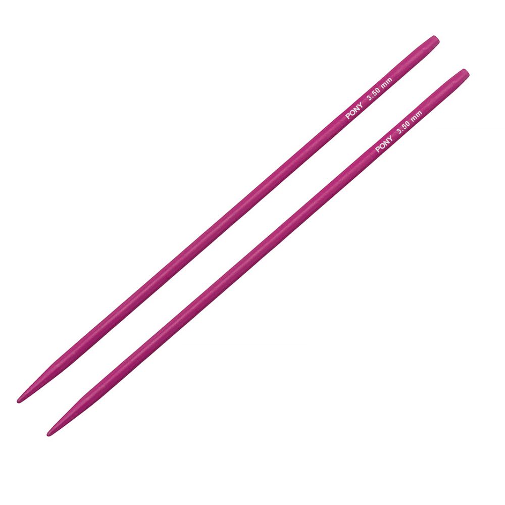 Спицы съемные COLOUR 3,5 мм / 14 см, алюминий, 2 шт Pony, 54507