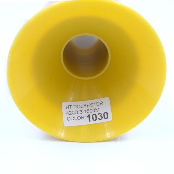 Нитки филаментные 420D/3, 1500 м, 100% п/э, Астра, 1030 красный