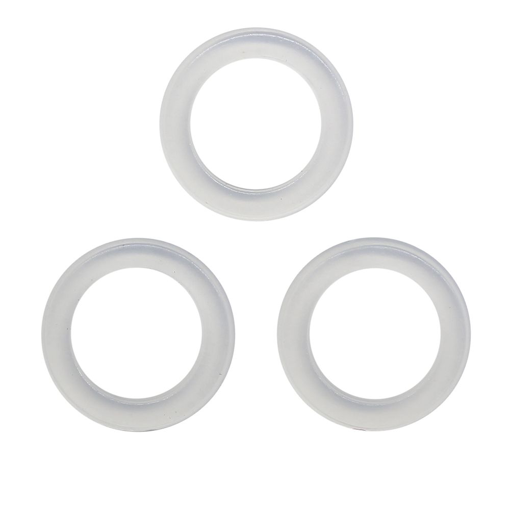 Кольцо уплотнительное пластик под люверс ⌀3-4 мм, 1000 шт