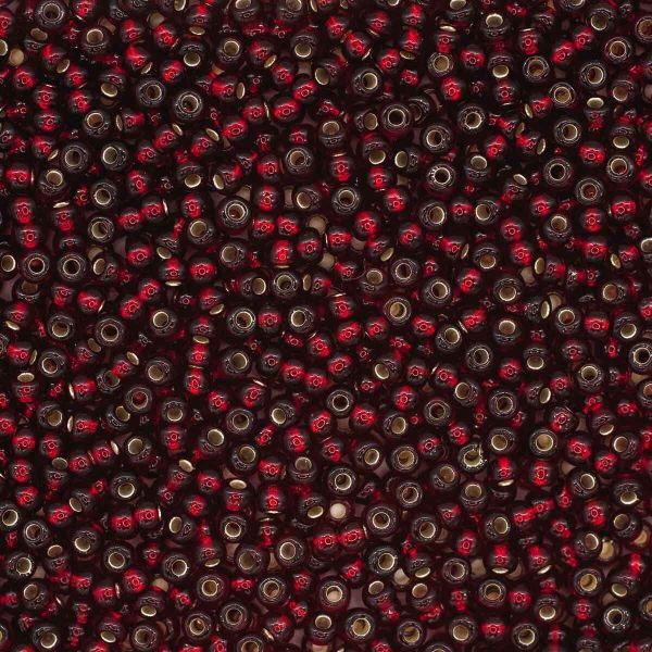 Бисер Preciosa прозрачный, серебряный центр 10/0 (2.3 мм), 100 г (5х20 г), цв. 97120