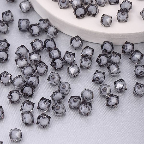 Бусины акрил ⌀10 мм, MG.3246-20 цв.20 серый, уп.500 г, Magic4Hobby