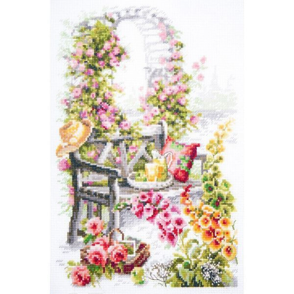 Набор для вышивания нитками Чудесная игла, Укромный уголок 18х28 см