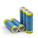 Нитки для трикотажа Gutermann Maraflex, 150м, 143 серо-голубой, 5 катушек